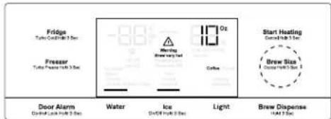 GE Profile PFE28PYNFS - Changer la quantité à infuser - 1