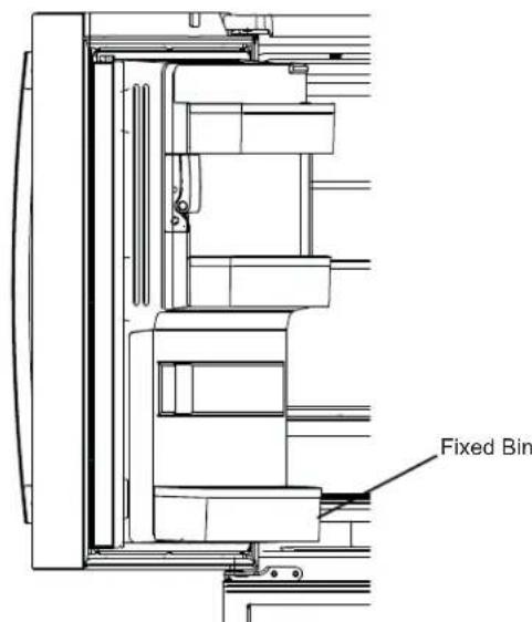GE Profile PVD28BYNFS - FIXED BIN - 1