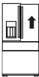 GE Profile PVD28BYNFS - LEVEL THE REFRIGERATOR DOORS - 2