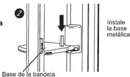 GE Profile PVD28BYNFS - Para colocar la bandeja giratoria en la puerta: - 1