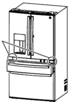 GE Profile PVD28BYNFS - LEVEL THE REFRIGERATOR DOORS - 3