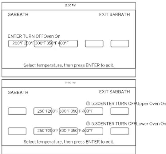 GE Profile PTS7000FNDS - Salida del Modo Sabáttico - 3