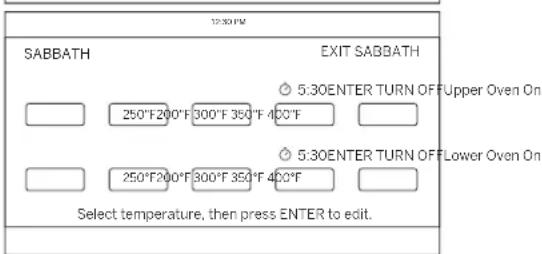 GE Profile PTS7000FNDS - Quitter le mode sabbat - 4