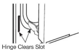 GE Profile PTS7000FNDS - To remove the door: - 2