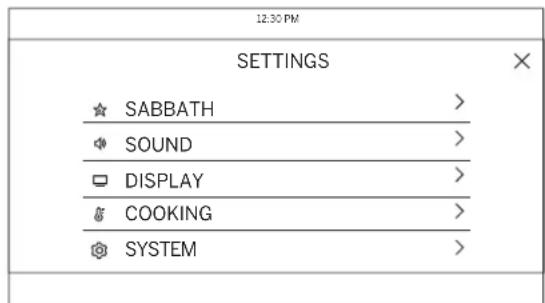 GE Profile PTS7000FNDS - Settings (Configuraciones) (Cont.) - 2