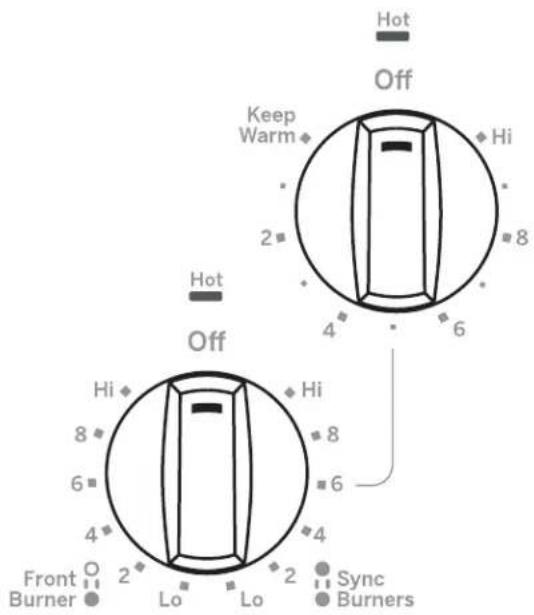 GE Profile PK7800SKSS - Cómo Sincronizar los Elementos Izquierdos - 1