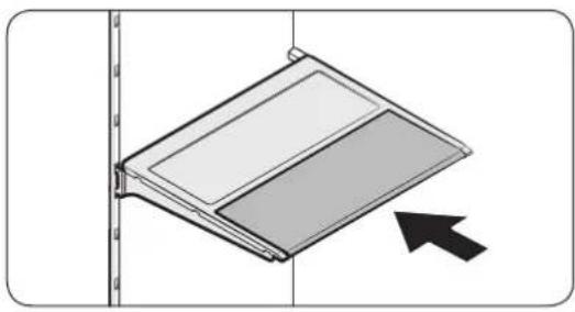 SAMSUNG RF28R6201SG - Estante plegable - 1