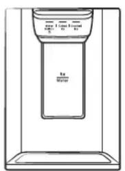 SAMSUNG RF28R6201SG - Para dispenser agua con hielo - 1
