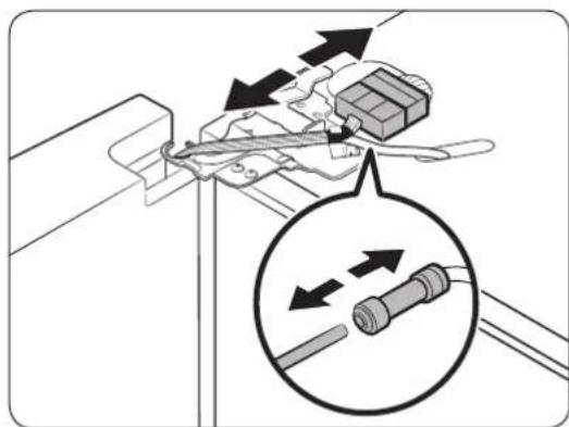 SAMSUNG RF28R6201SG - Detach the fridge doors - 2