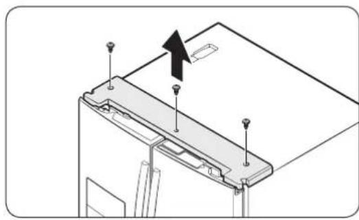 SAMSUNG RF28R6201SG - Detach the fridge doors - 1