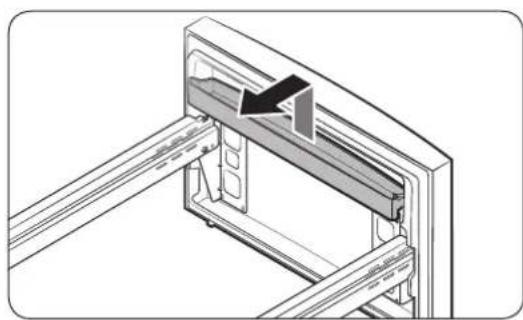 SAMSUNG RF28R6201SG - To reattach the fridge door - 3