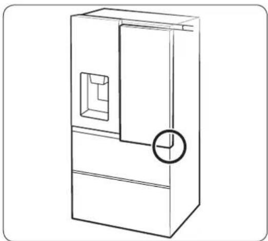 SAMSUNG RF28R7201SR - Para ajustar la altura de una puerta - 1