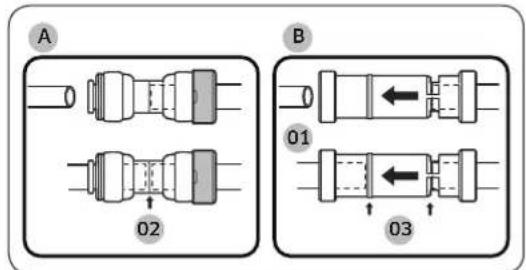 SAMSUNG RF28R7201SR - To reattach the fridge door - 1