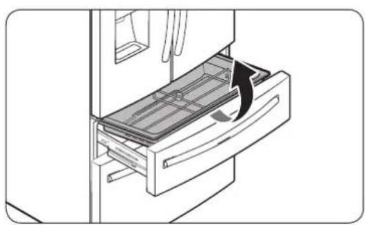 SAMSUNG RF28R7201SR - Réinstaller la porte du réfrigérateur - 2