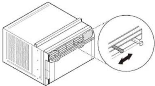 LG LW1517IVSM - Adjusting Horizontal Airflow Direction - 1