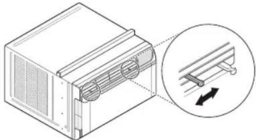 LG LW1517IVSM - Réglage de la direction du début d'air horizontal - 1