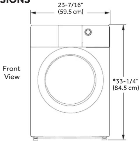HAIER QFD15ESSNWW - UNPACKING YOUR DRYER - 2