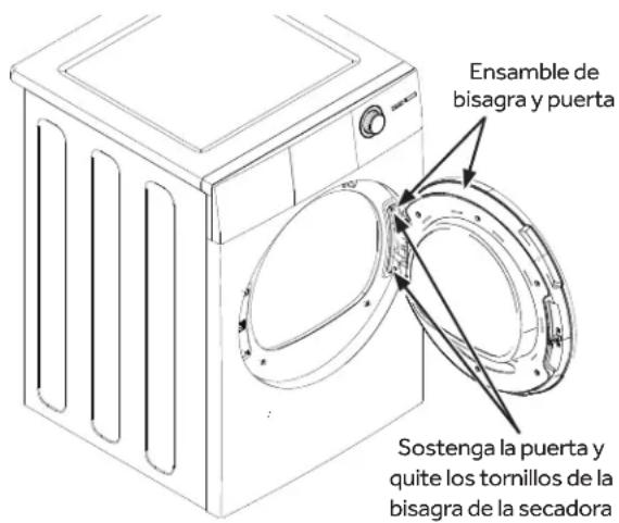 HAIER QFD15ESSNWW - RETIRE EL ENSEMBLE DE LA PUERTA - 1