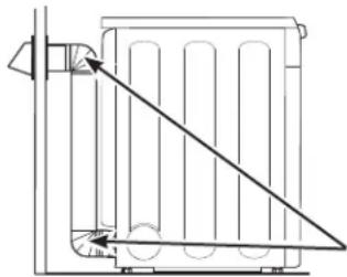 HAIER QFD15ESSNWW - EXHAUSTING THE DRYER (cont.) - 2