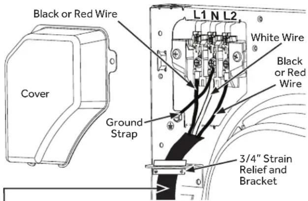 HAIER QFD15ESSNWW - CONNECTING DRYER USING 4-WIRE CONNECTION (MUST BE USED FOR MOBILE HOME INSTALLATION) - 2