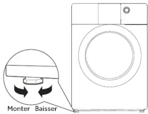 HAIER QFD15ESSNWW - METTEZ LA SÉCHEUSE DE NIVEAU - 1