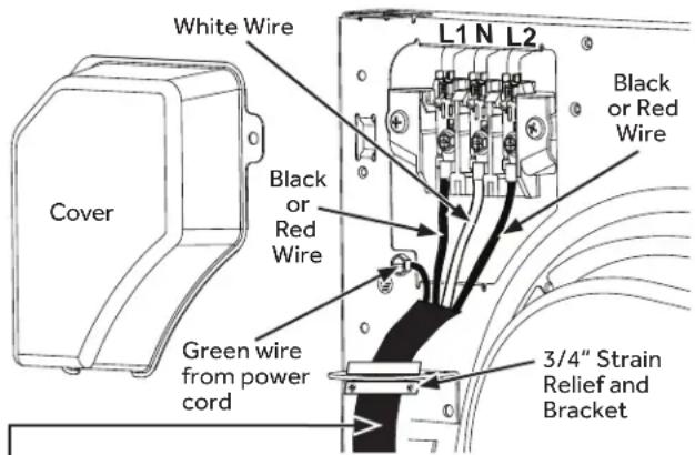 HAIER QFD15ESSNWW - CONNECTING DRYER USING 4-WIRE CONNECTION (MUST BE USED FOR MOBILE HOME INSTALLATION) - 1