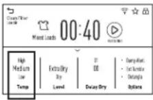 HAIER QFD15ESSNWW - USING THE DRYER - 2