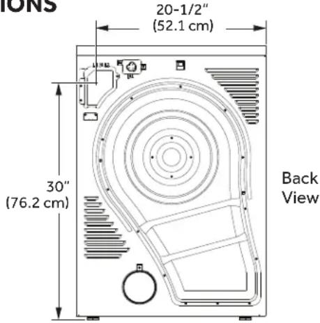 HAIER QFD15ESSNWW - UNPACKING YOUR DRYER - 4