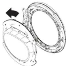 HAIER QFD15ESSNWW - 3REMOVE,ROTATE AND REPLACE THE INNER DOOR - 2