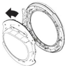 HAIER QFD15ESSNWW - QUITE, GIRE Y REEMPLAZE LA PUERTA INTERIOR - 2