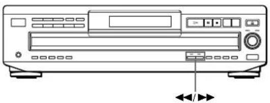 SONY CDPC460Z - Localisation d'un passage particulier sur une plage - 1