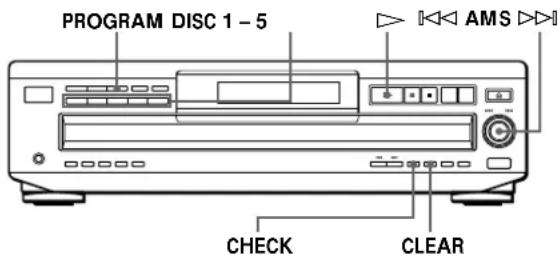 SONY CDPC460Z - Creation de programmes musicaux personalisés (lecture programmée) - 1