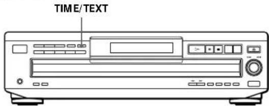 SONY CDPC460Z - Using the Display - 2