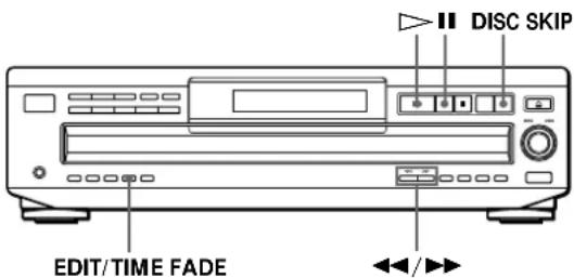 SONY CDPC460Z - Enregistrement d'un CD en spécifient la longueur de bande (montage programme) (CDP-CE515 uniquement) - 1