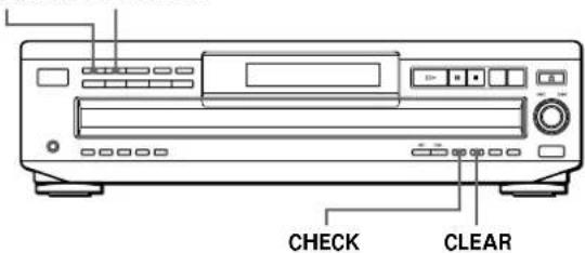 SONY CDPC460Z - Storing Specific Tracks (Delete Bank) - 1