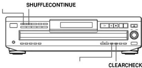 SONY CDPC460Z - Mémorisation de plages spécifiques (bloc de suppression) - 1