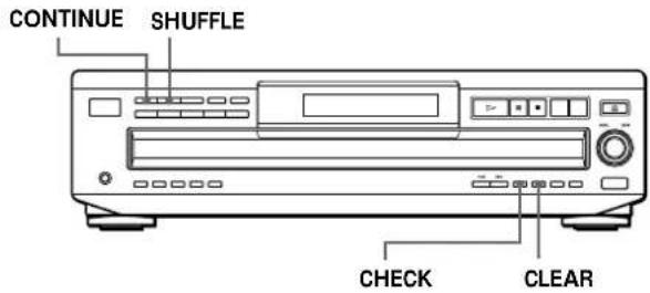 SONY CDPC460Z - Almacenimiento de temas especificos (banco de borrado) - 1