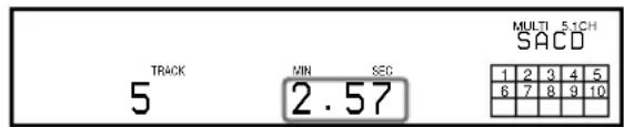 SONY SCDXE670 - Ansteuern einer Passage durch Einstellen eines Zeitpunkts im Titel (Time Search) - 1