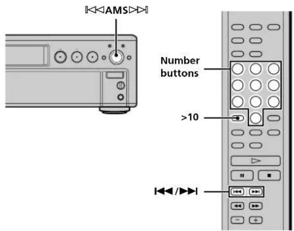SONY SCDC333ES - Locating a Specific Track - 1