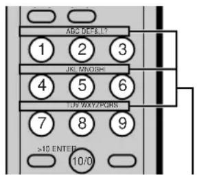 SONY SCDC333ES - Press the number button to input letters. - 1