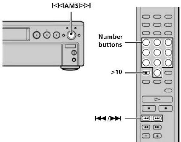 SONY SCDC555ES - Locating a Specific Track - 1