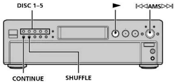 SONY SCDC555ES - (lecture aléatoire) - 1