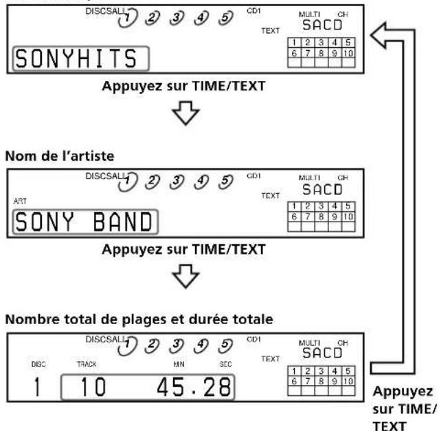 SONY SCDC555ES - - Avant de commencer la lecture - 1