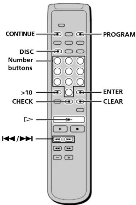SONY SCDC555ES - Creating Your Own Program (Program Play) - 1