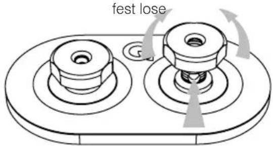 Q-ACOUSTICS 3030i - Anschlieben einer Anschlussklemme - 1