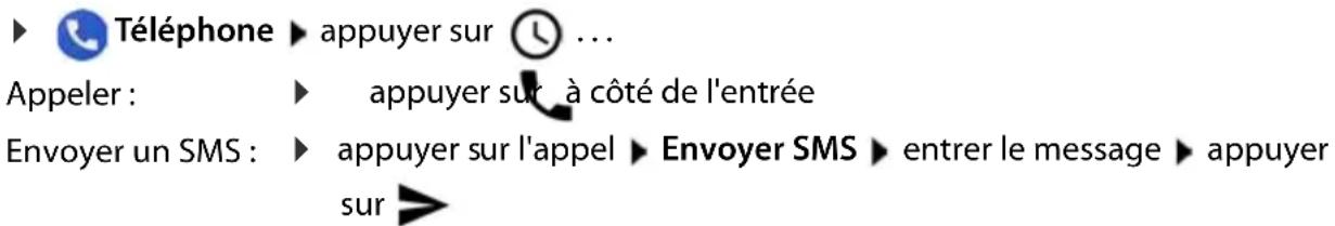 GIGASET GX290 - Contacter un appelant - 1