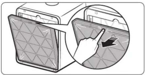 SAMSUNG AX47R9080SS - Retrait des filtres - 5