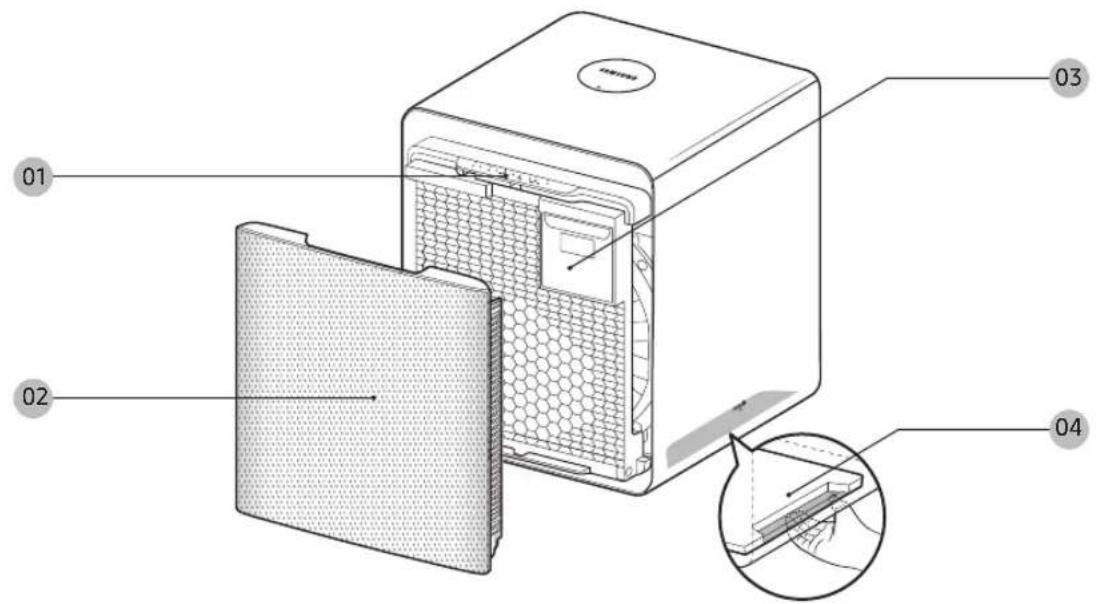 SAMSUNG AX47R9080SS - Façade - 1