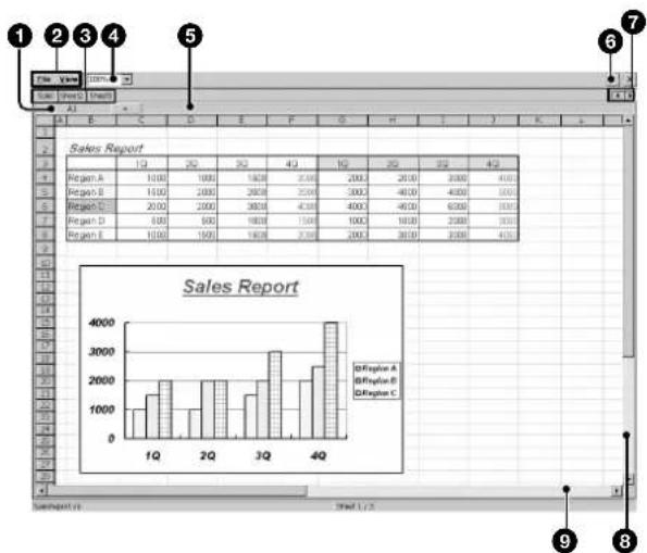 SONY VPLFE110U - About the Worksheet Viewer window - 1