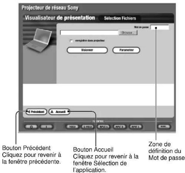 SONY VPLFE110U - Exécution d'une presentation - 1